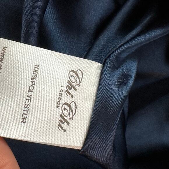 Chi Chi London 4 Blue Midi Skater Dress Tutu Gown Prom Formal Special Ocassion - Picture 11 of 12